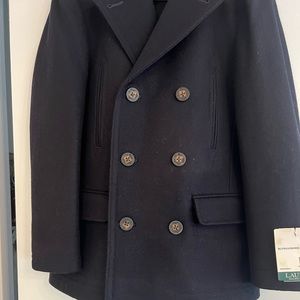 Boys Wool blend pea coat Ralph Lauren